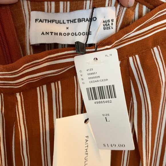 Anthropologie Faithful Gabrielle Wide Leg Pants Women’s Size Large - Picture 4 of 8